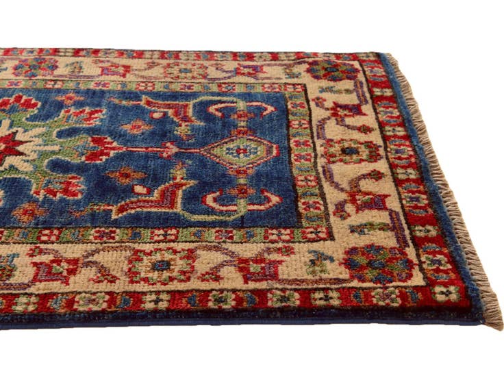 Detail image of 2' x 3' 4 Hand Knotted Kazak Rug
