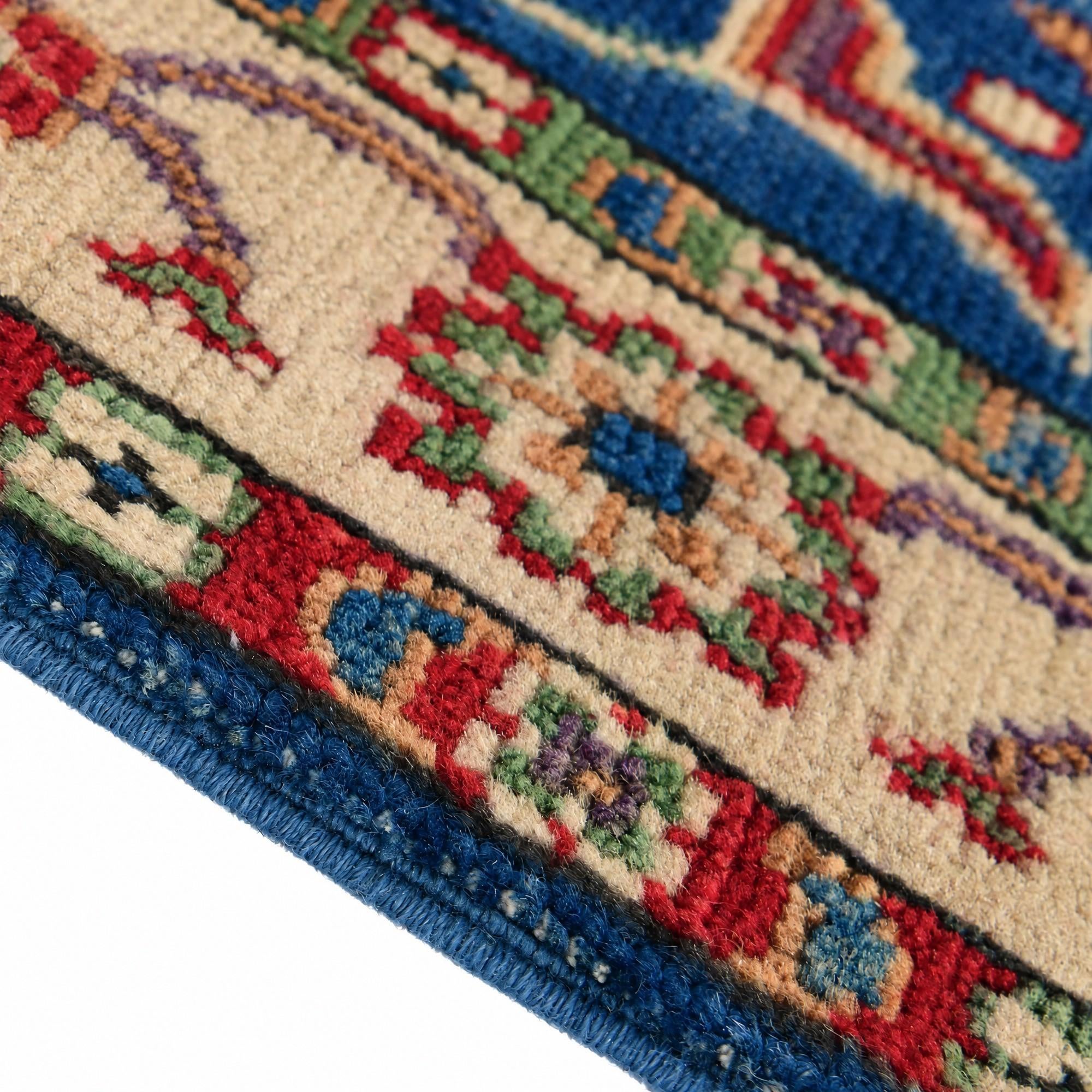 60cm x 100cm Hand Knotted Kazak Rug