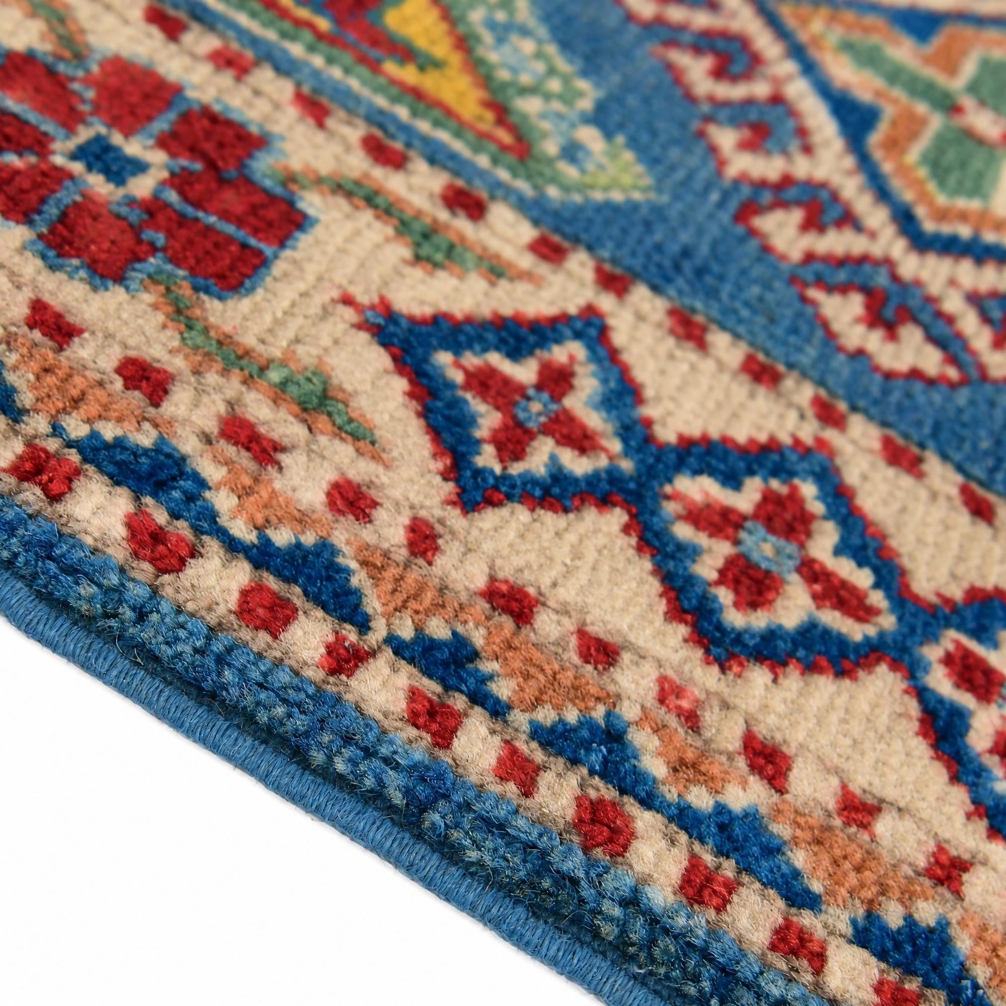 65cm x 90cm Hand Knotted Kazak Rug