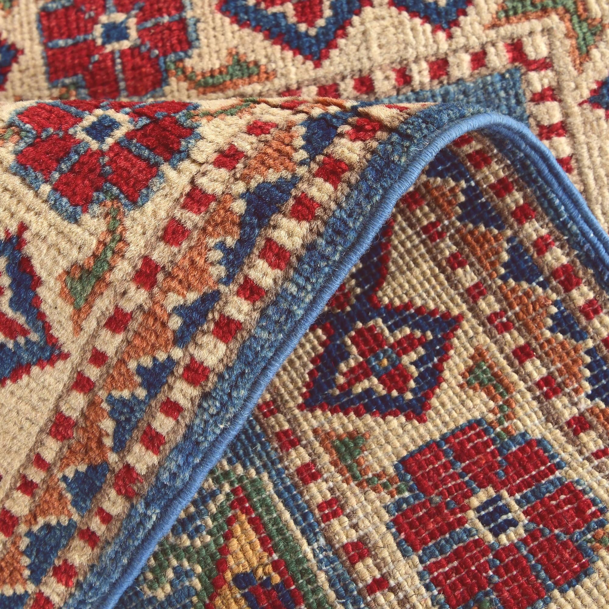 2' 1 x 2' 11 Hand Knotted Kazak Rug