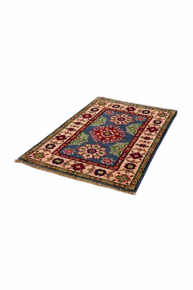 2' x 3' 1 Hand Knotted Kazak Rug