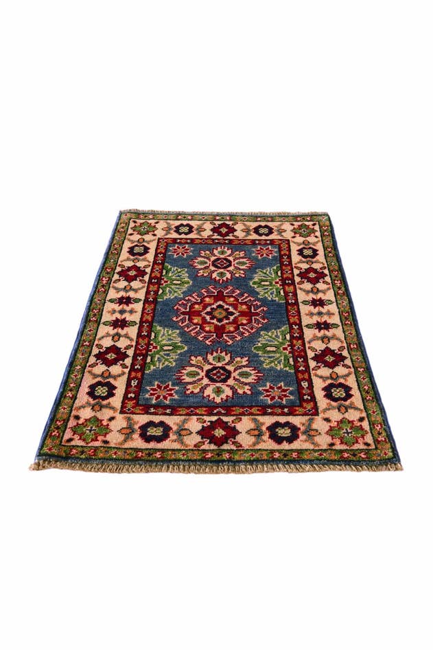 Detail image of 2' x 3' 1 Hand Knotted Kazak Rug