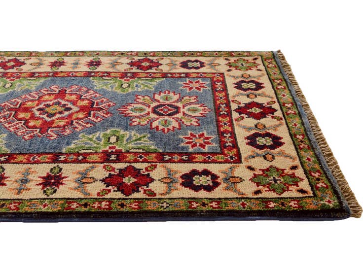 Detail image of 2' x 3' 1 Hand Knotted Kazak Rug