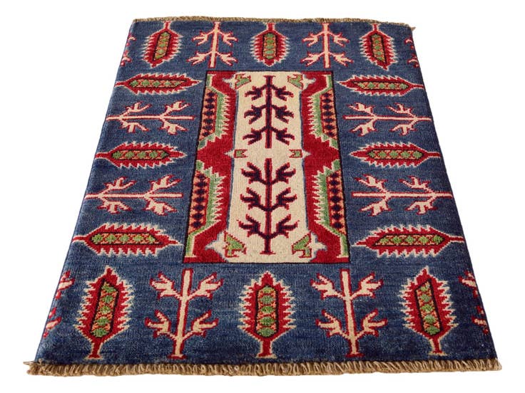 Detail image of 2' x 3' Hand Knotted Kazak Rug