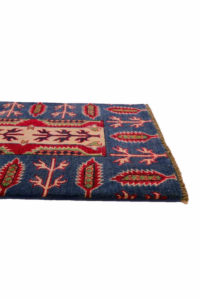 2' x 3' Hand Knotted Kazak Rug