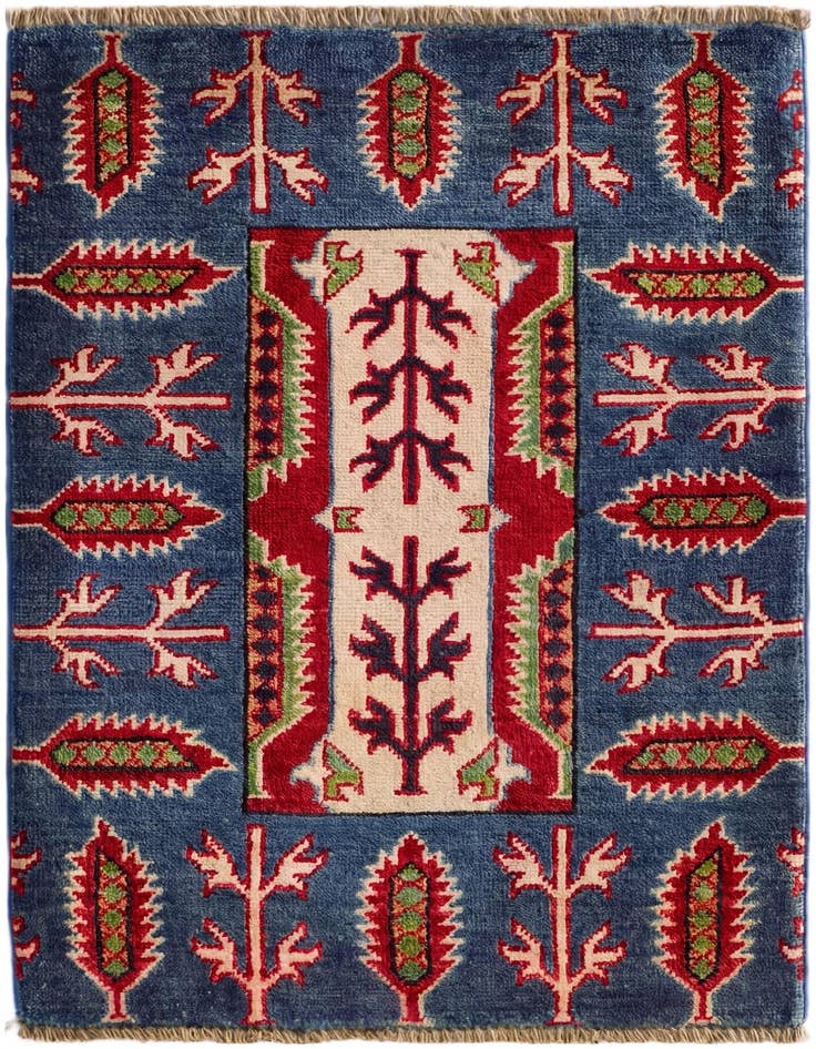 Detail image of 2' x 3' Hand Knotted Kazak Rug