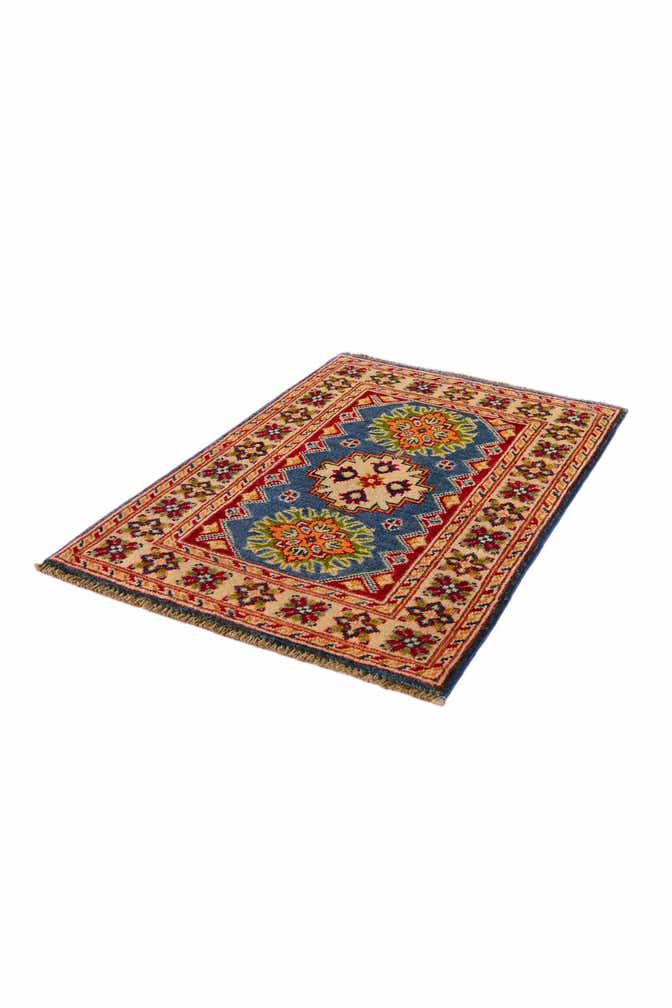 2' x 3' 1 Hand Knotted Kazak Rug