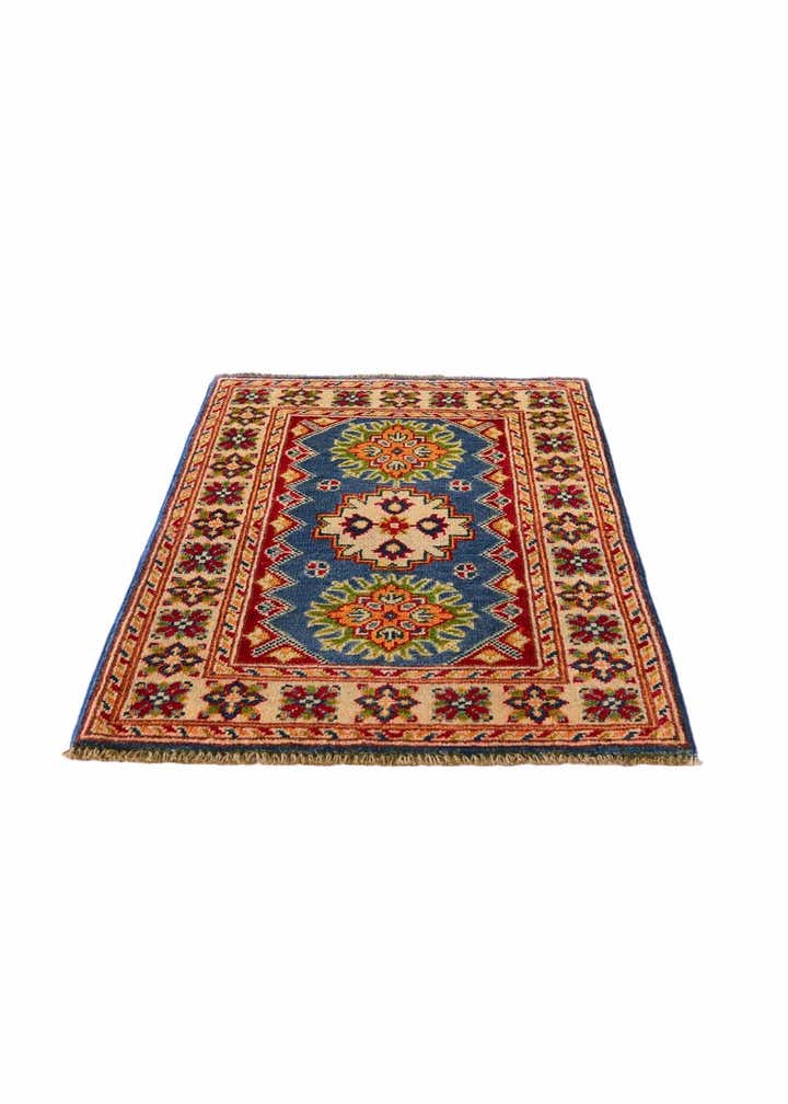 2' x 3' 1 Hand Knotted Kazak Rug