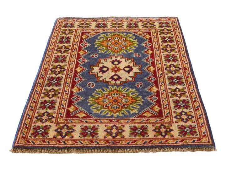 2' x 3' 1 Hand Knotted Kazak Rug