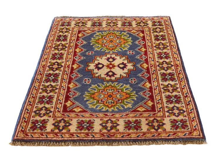 Detail image of 2' x 3' 1 Hand Knotted Kazak Rug