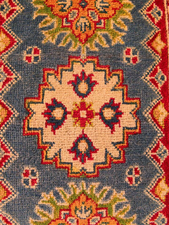 2' x 3' 1 Hand Knotted Kazak Rug