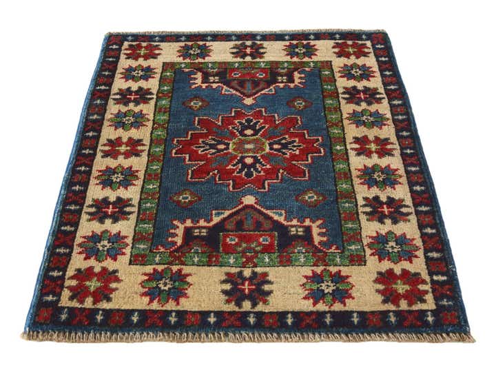2' 3 x 3' Hand Knotted Kazak Rug