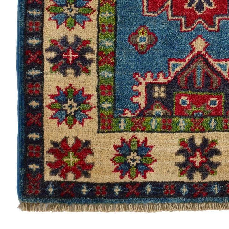 Detail image of 2' 3 x 3' Hand Knotted Kazak Rug