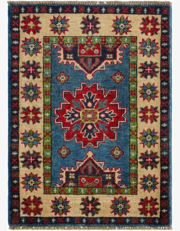 2' 3 x 3' Hand Knotted Kazak Rug