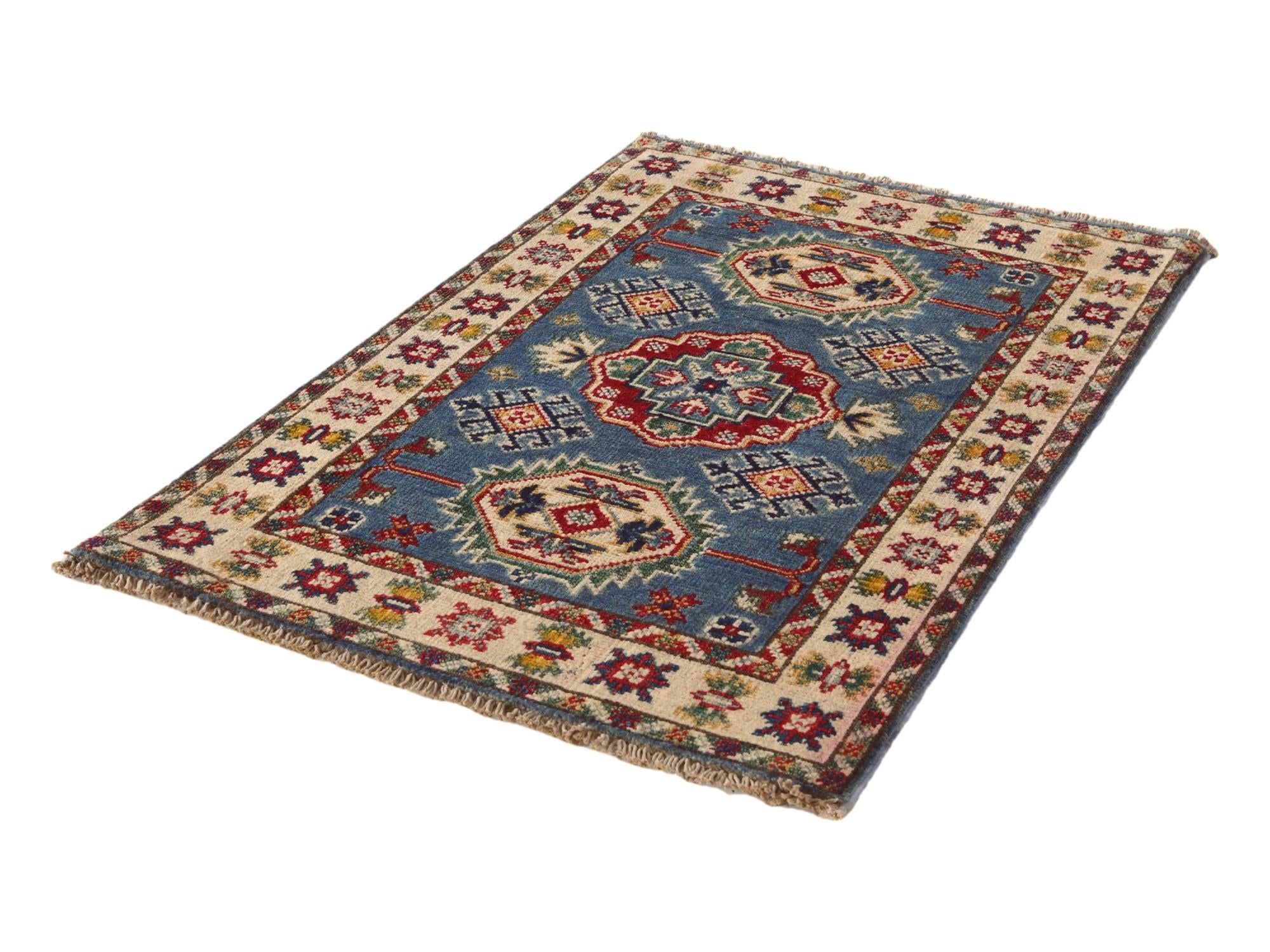 2' 1 x 3' 2 Hand Knotted Kazak Rug