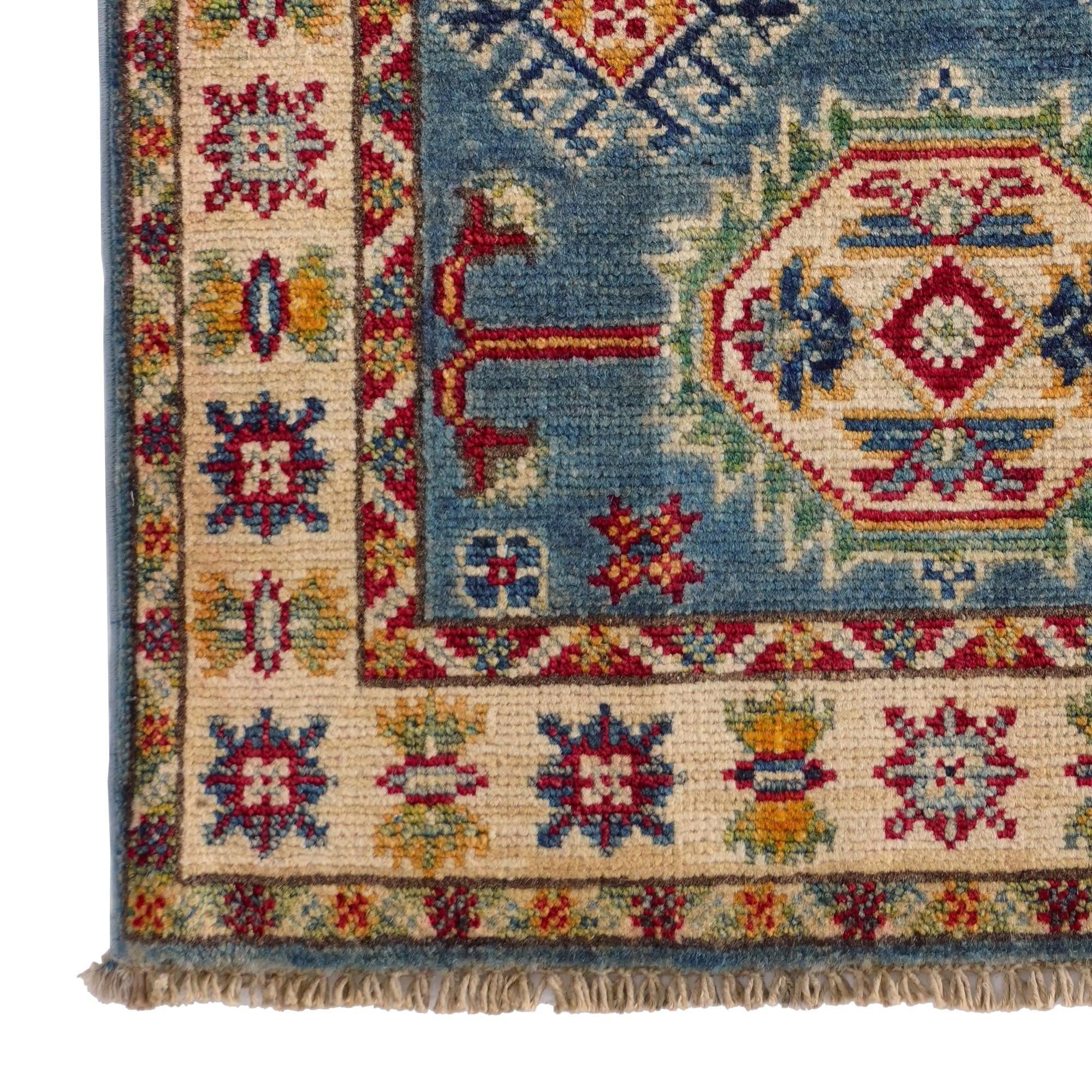 2' 1 x 3' 2 Hand Knotted Kazak Rug