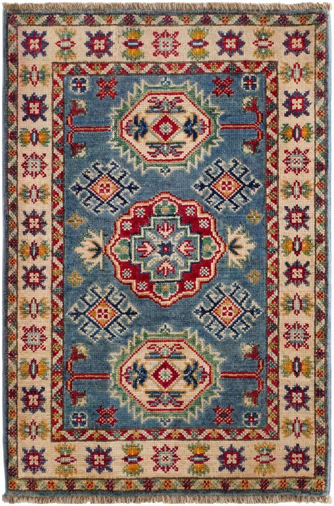 2' 1 x 3' 2 Hand Knotted Kazak Rug