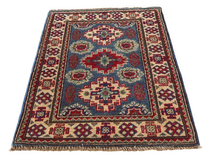 2' x 3' 2 Hand Knotted Kazak Rug
