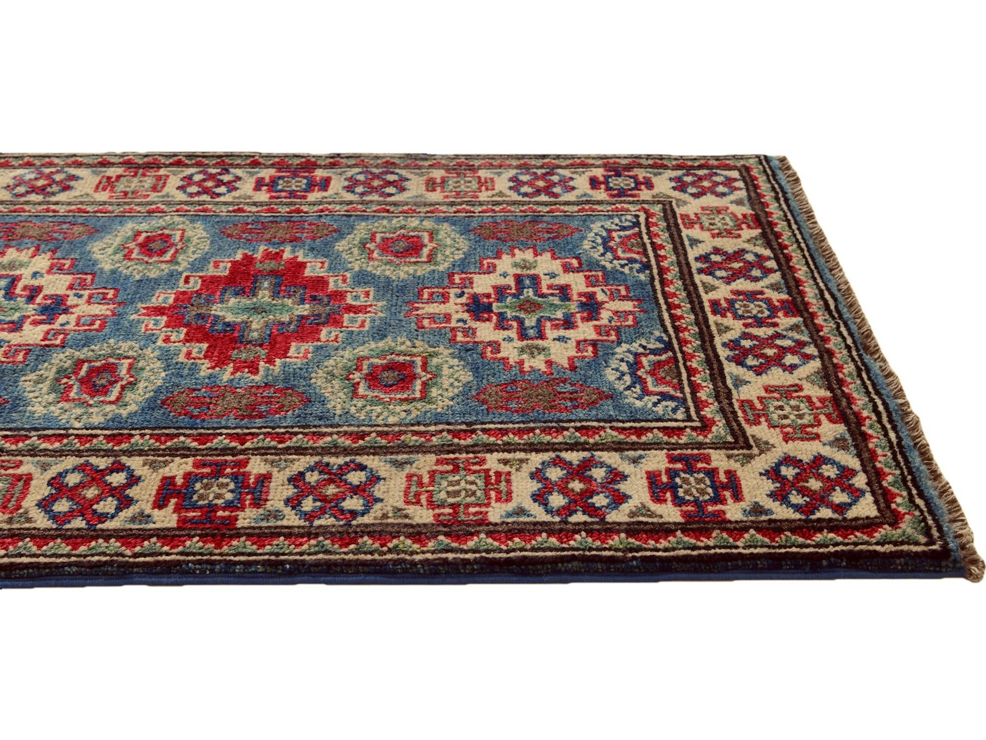 2' x 3' 2 Hand Knotted Kazak Rug