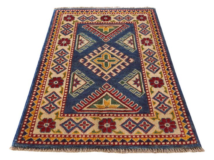 Detail image of 1' 11 x 3' 3 Hand Knotted Kazak Rug