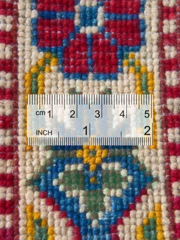 Detail image of 1' 11 x 3' 3 Hand Knotted Kazak Rug
