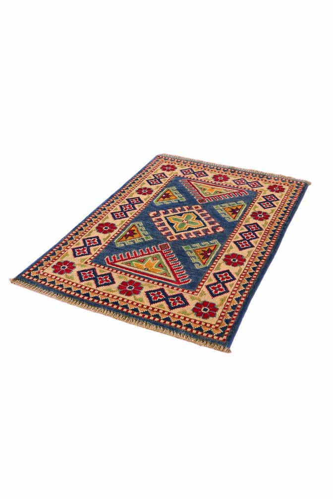 2' x 3' Hand Knotted Kazak Rug