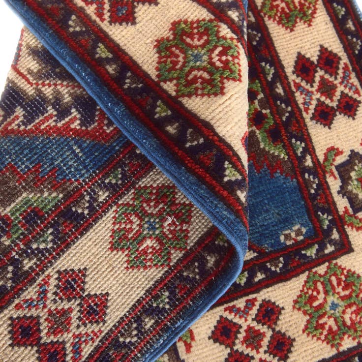 Detail image of 2' 1 x 3' 1 Hand Knotted Kazak Rug