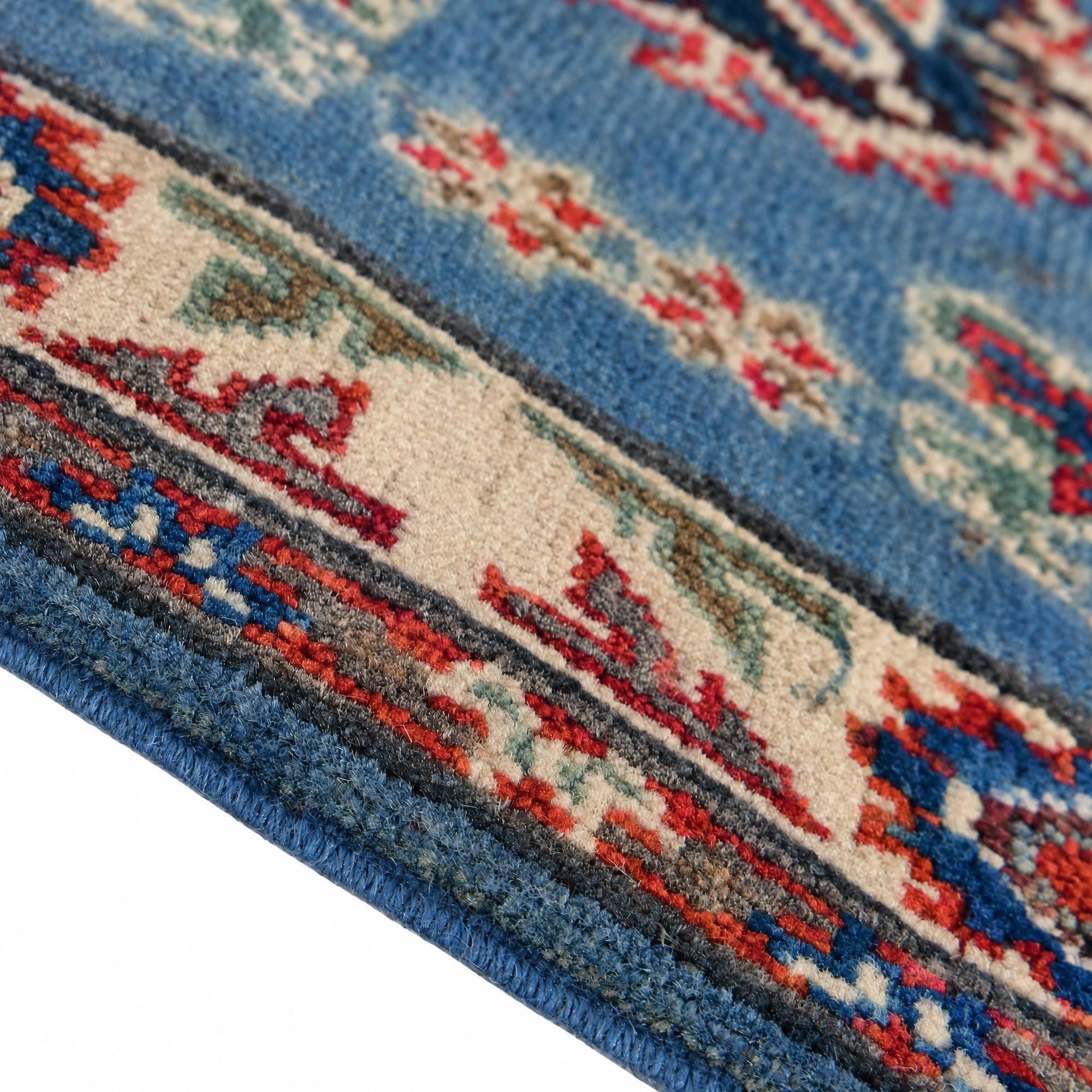 65cm x 95cm Hand Knotted Kazak Rug