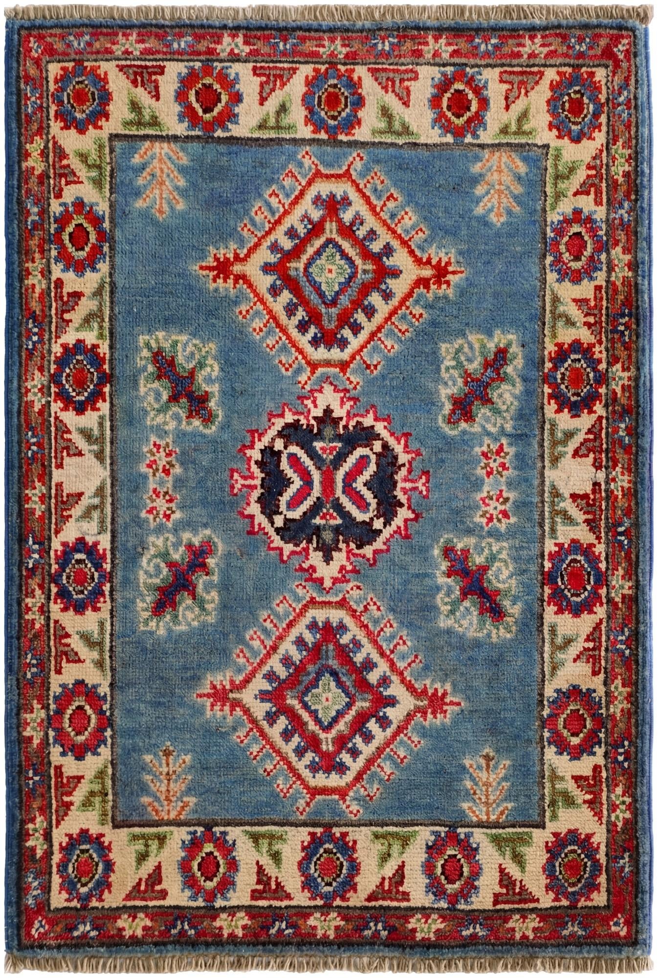 2' 1 x 3' 1 Hand Knotted Kazak Rug