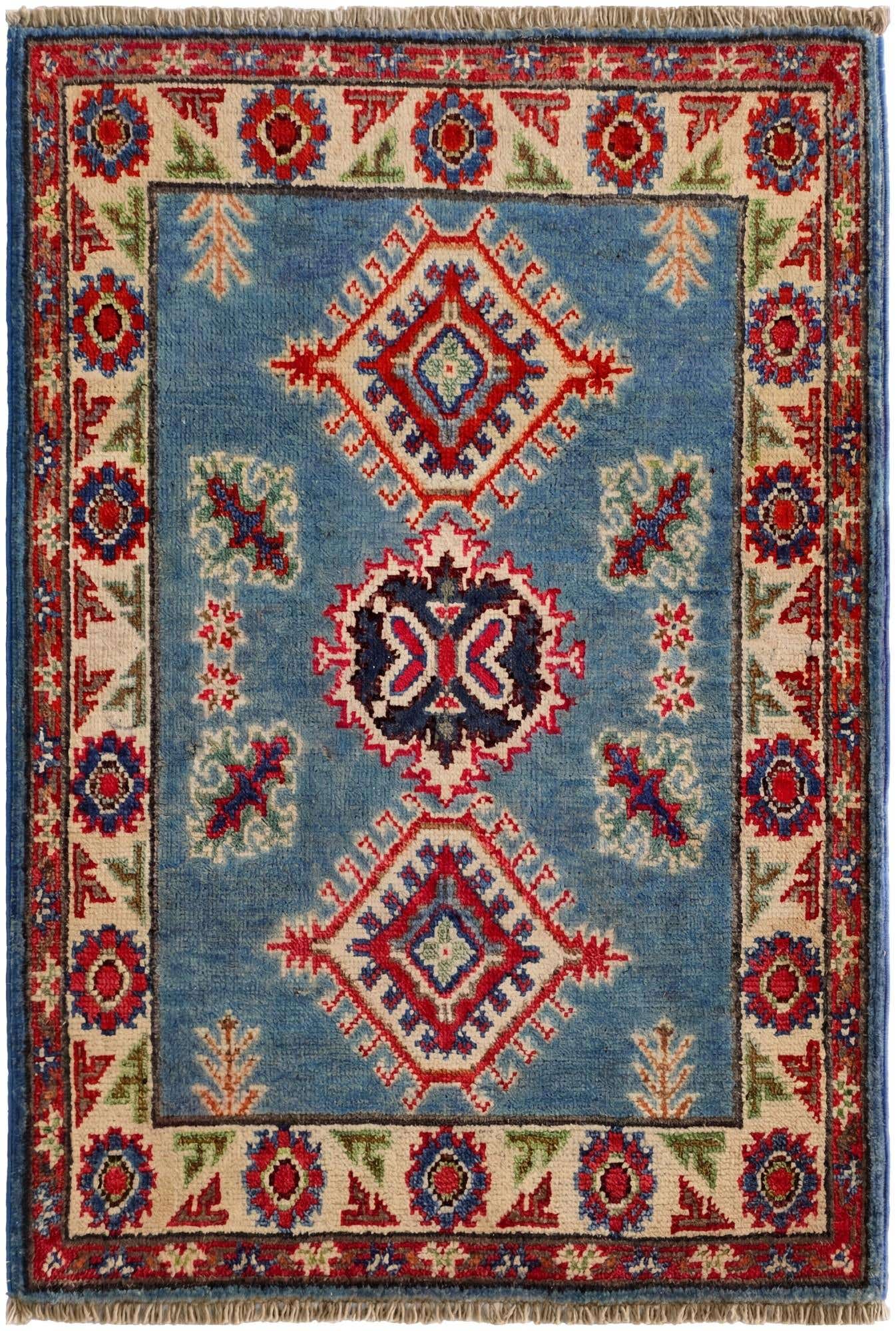 2' 1 x 3' 1 Hand Knotted Kazak Rug