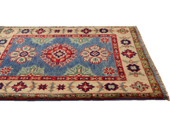 2' 1 x 2' 10 Hand Knotted Kazak Rug