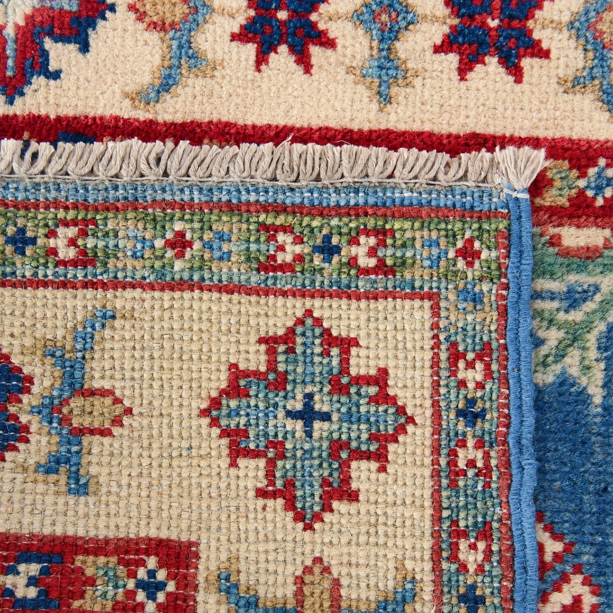 65cm x 85cm Hand Knotted Kazak Rug