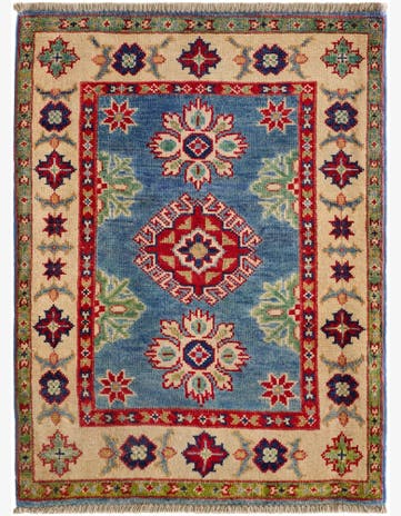 2' 1 x 2' 10 Hand Knotted Kazak Rug
