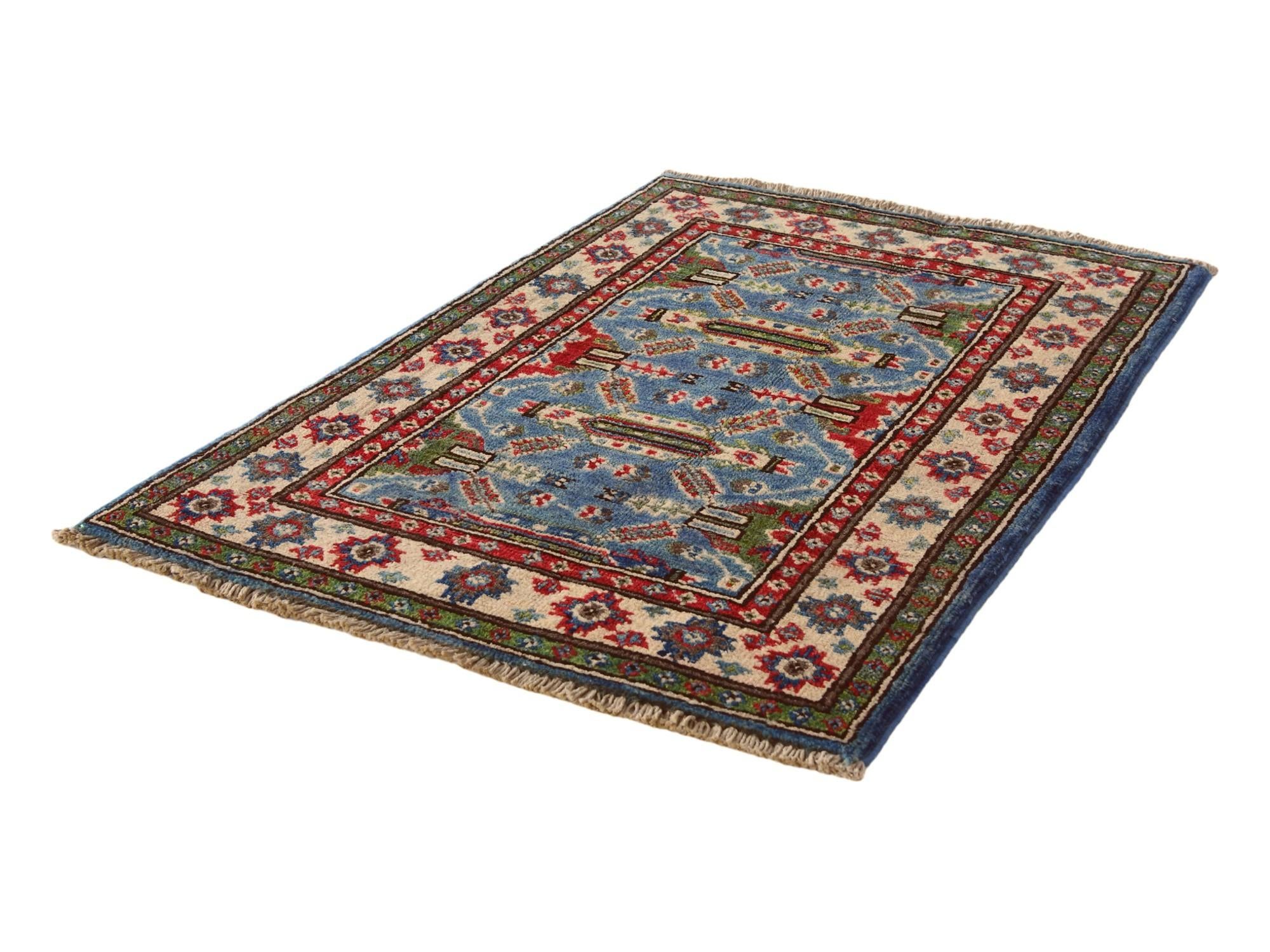 2' x 2' 11 Hand Knotted Kazak Rug
