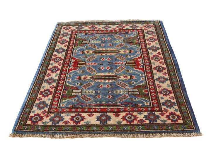 2' x 2' 11 Hand Knotted Kazak Rug