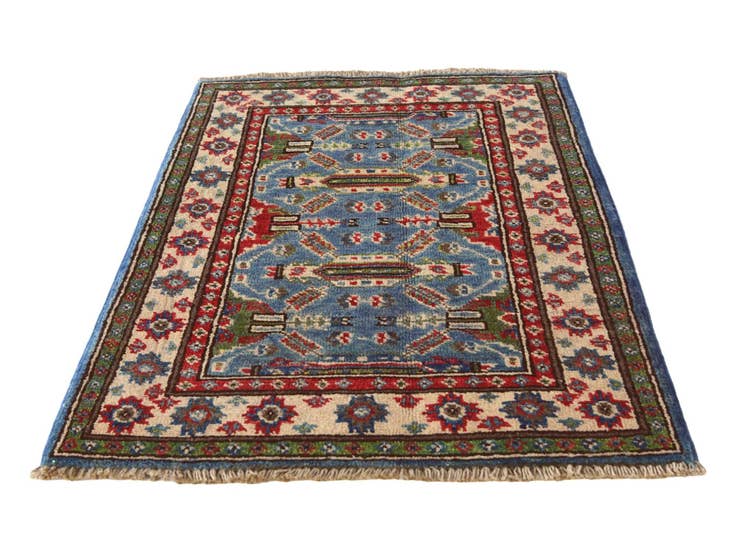 Detail image of 2' x 2' 11 Hand Knotted Kazak Rug