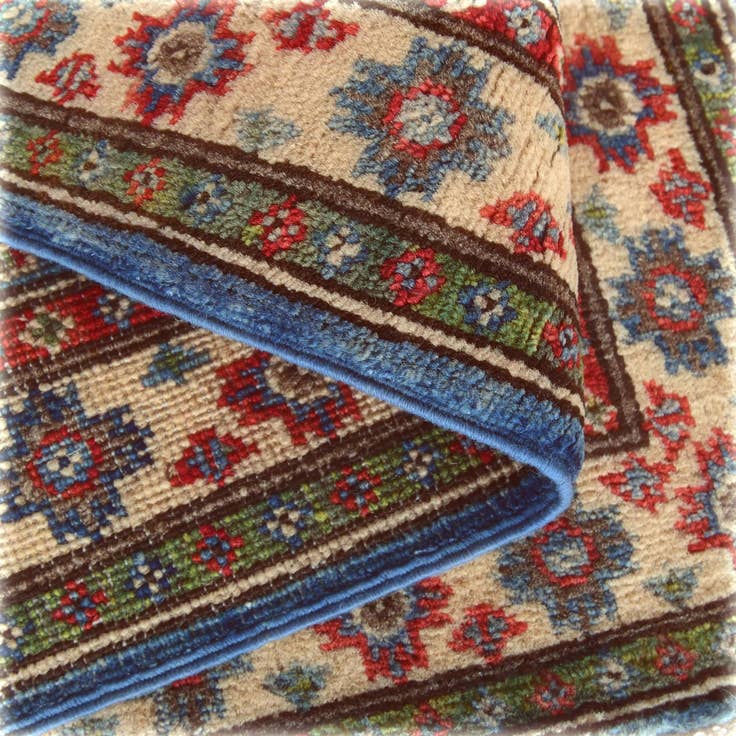 Detail image of 2' x 2' 11 Hand Knotted Kazak Rug