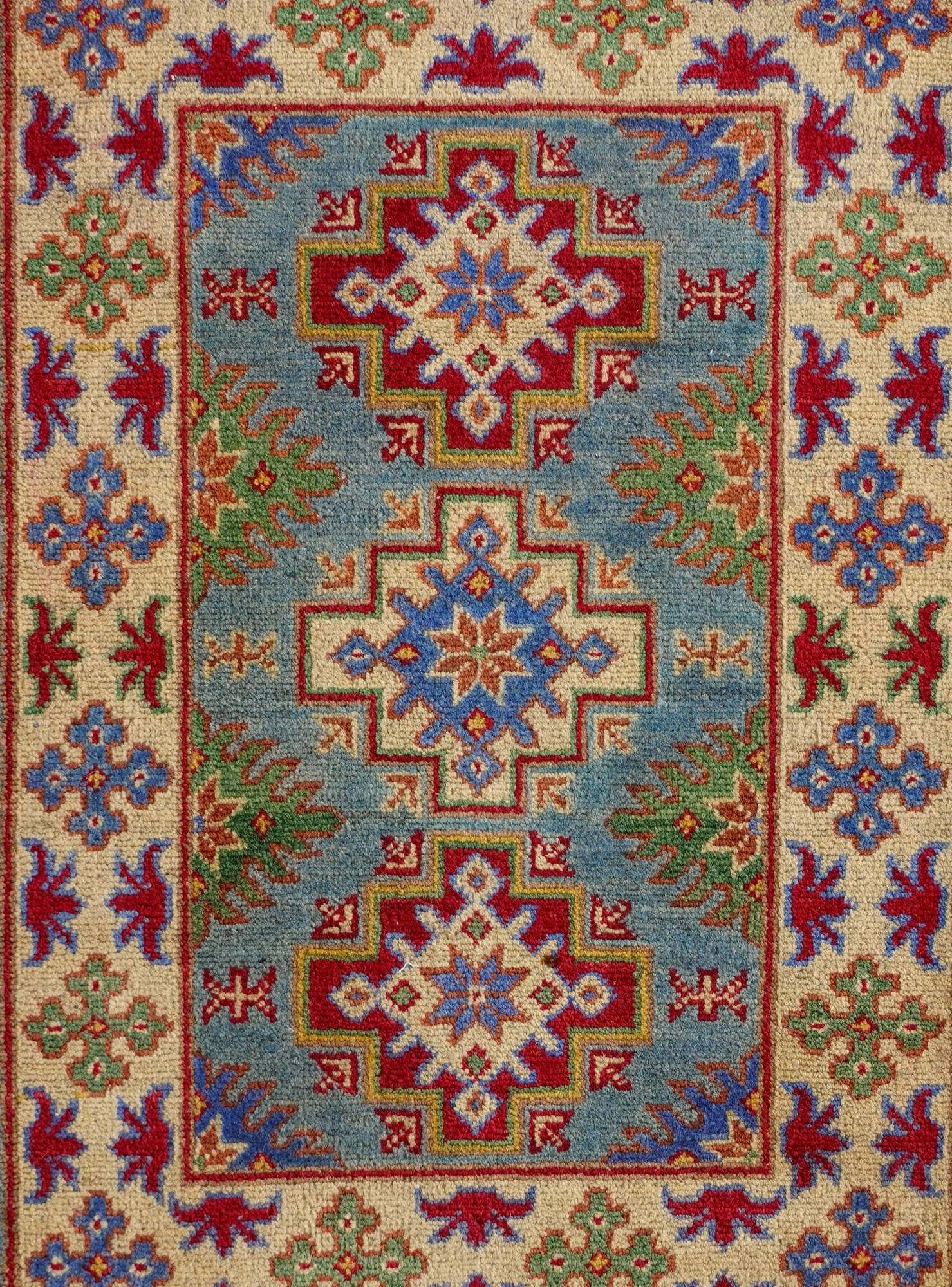 2' 1 x 3' 1 Hand Knotted Kazak Rug