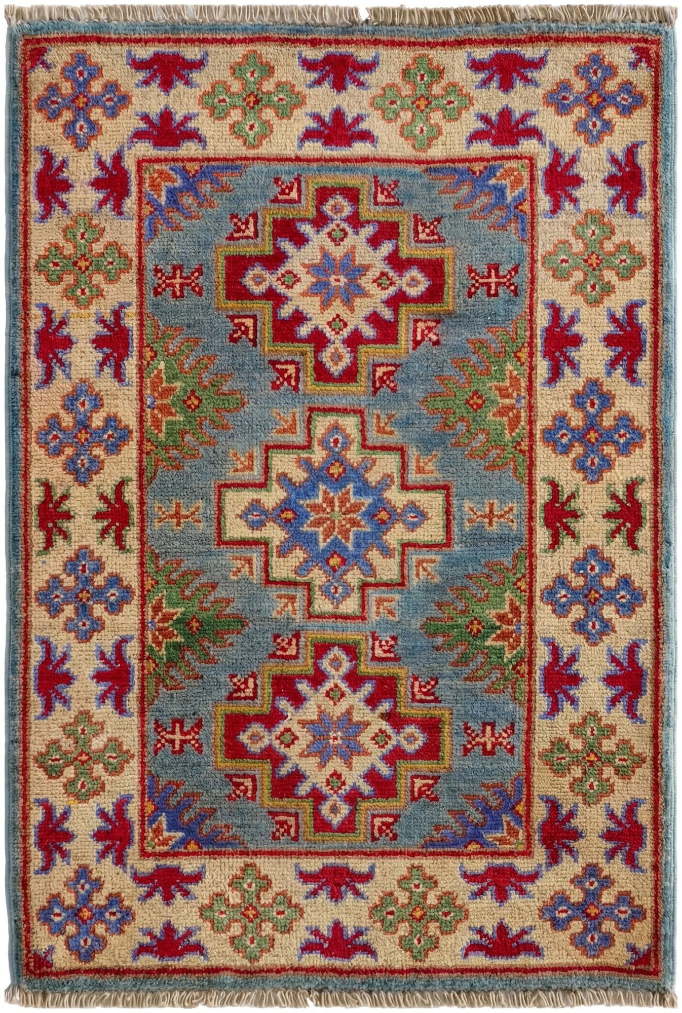 2' 1 x 3' 1 Hand Knotted Kazak Rug