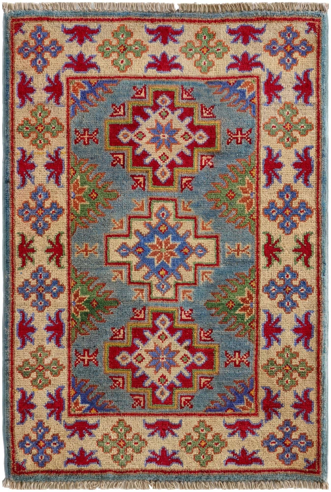 2' 1 x 3' 1 Hand Knotted Kazak Rug