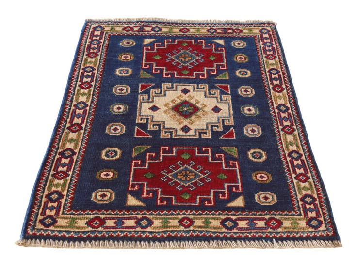Detail image of 2' x 3' Hand Knotted Kazak Rug