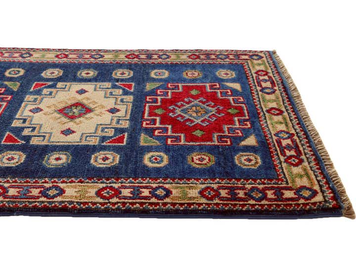 2' x 3' Hand Knotted Kazak Rug