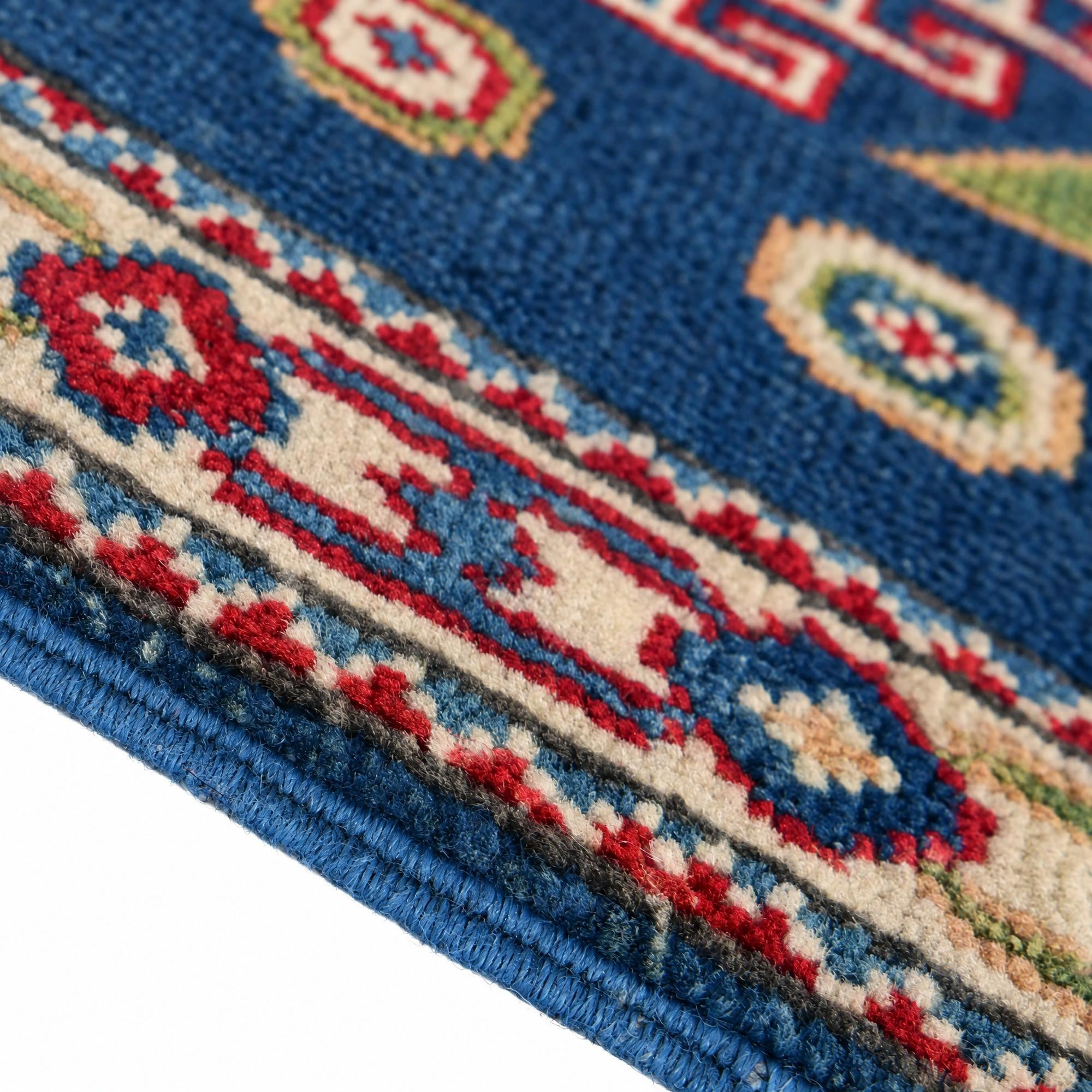 60cm x 90cm Hand Knotted Kazak Rug