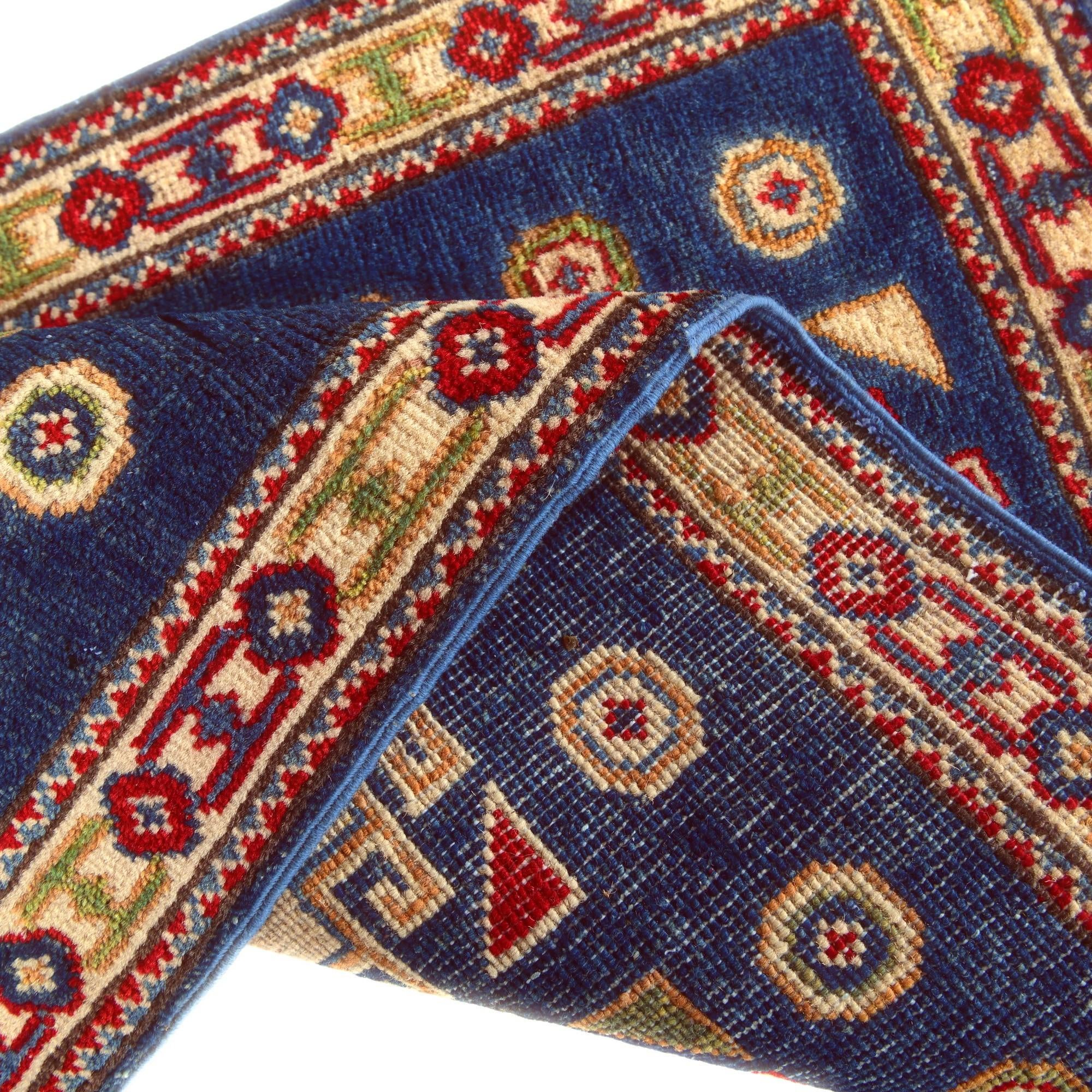 2' x 3' Hand Knotted Kazak Rug