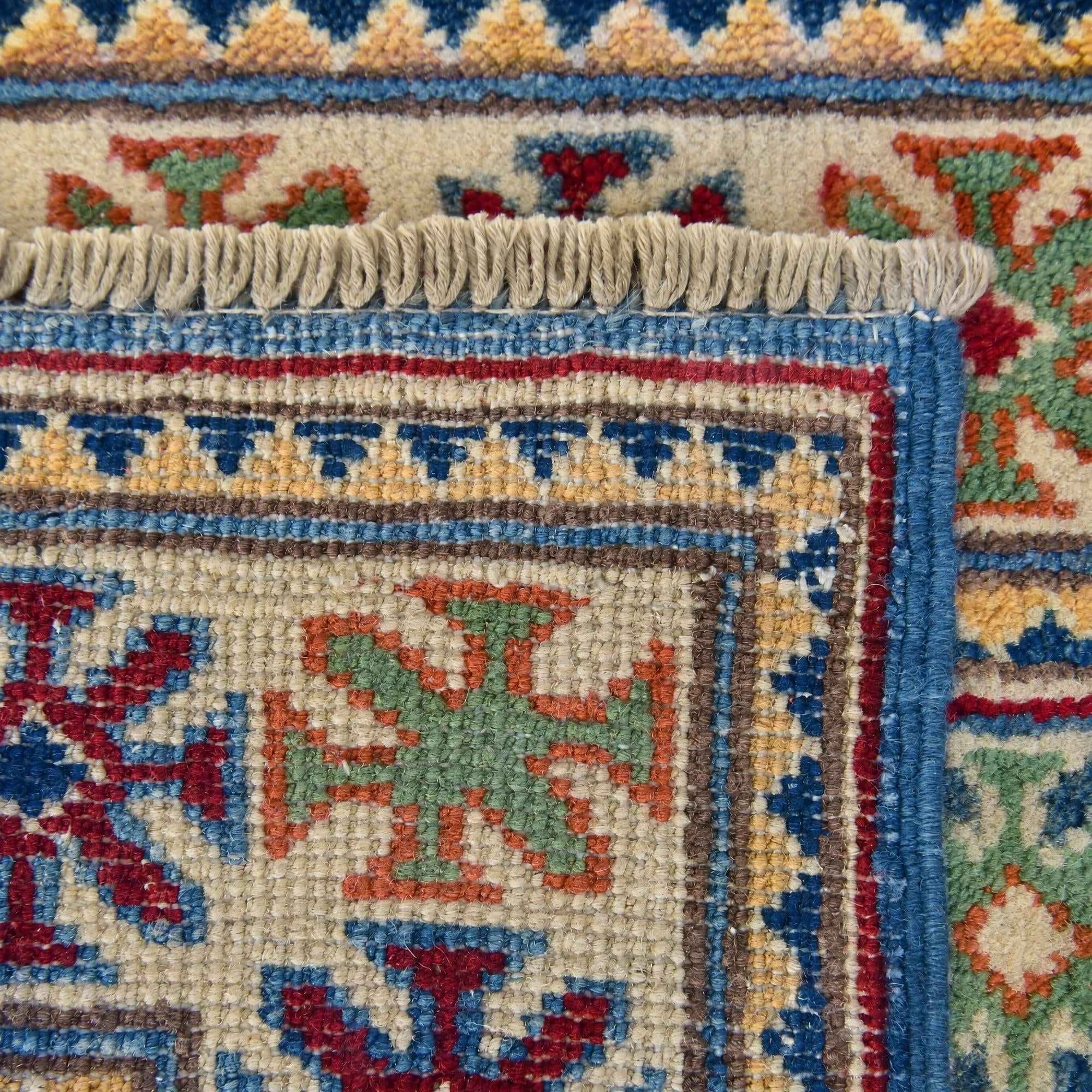 65cm x 95cm Hand Knotted Kazak Rug