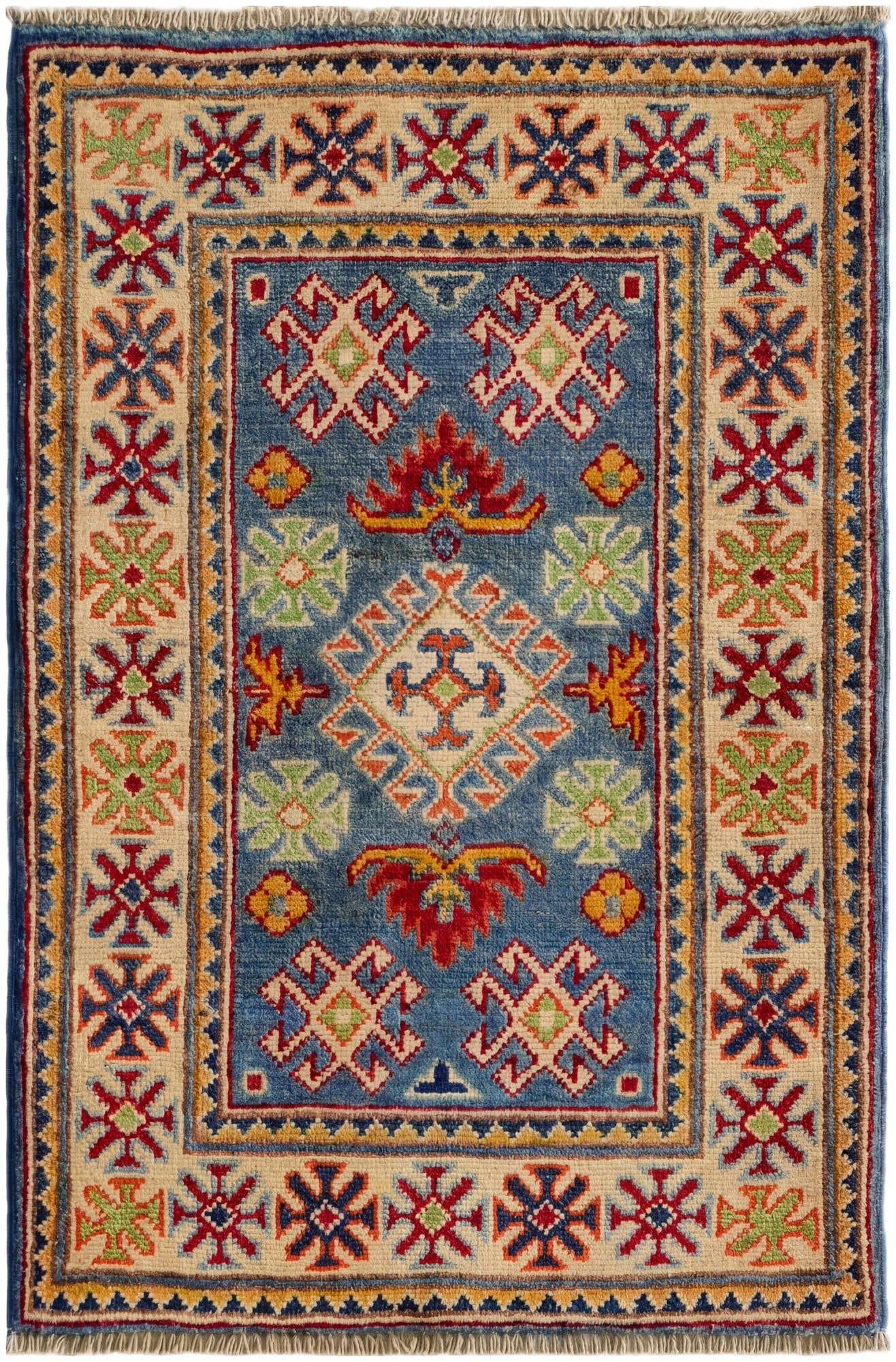 2' 1 x 3' 1 Hand Knotted Kazak Rug