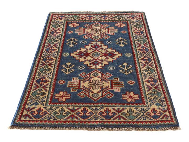 2' x 3' 3 Hand Knotted Kazak Rug