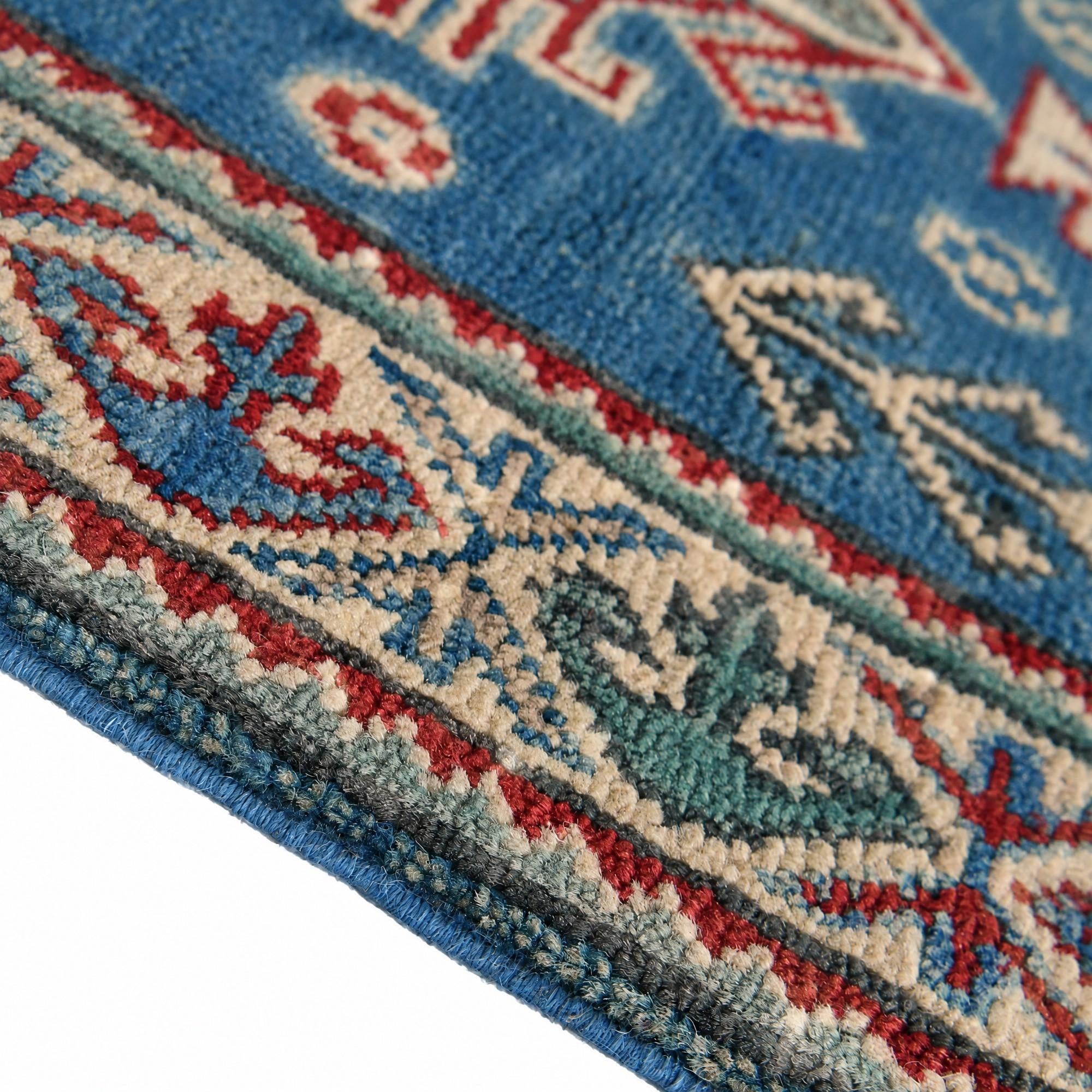 Detail image 8 of 12: 2' x 3' 3 Hand Knotted Kazak Rug