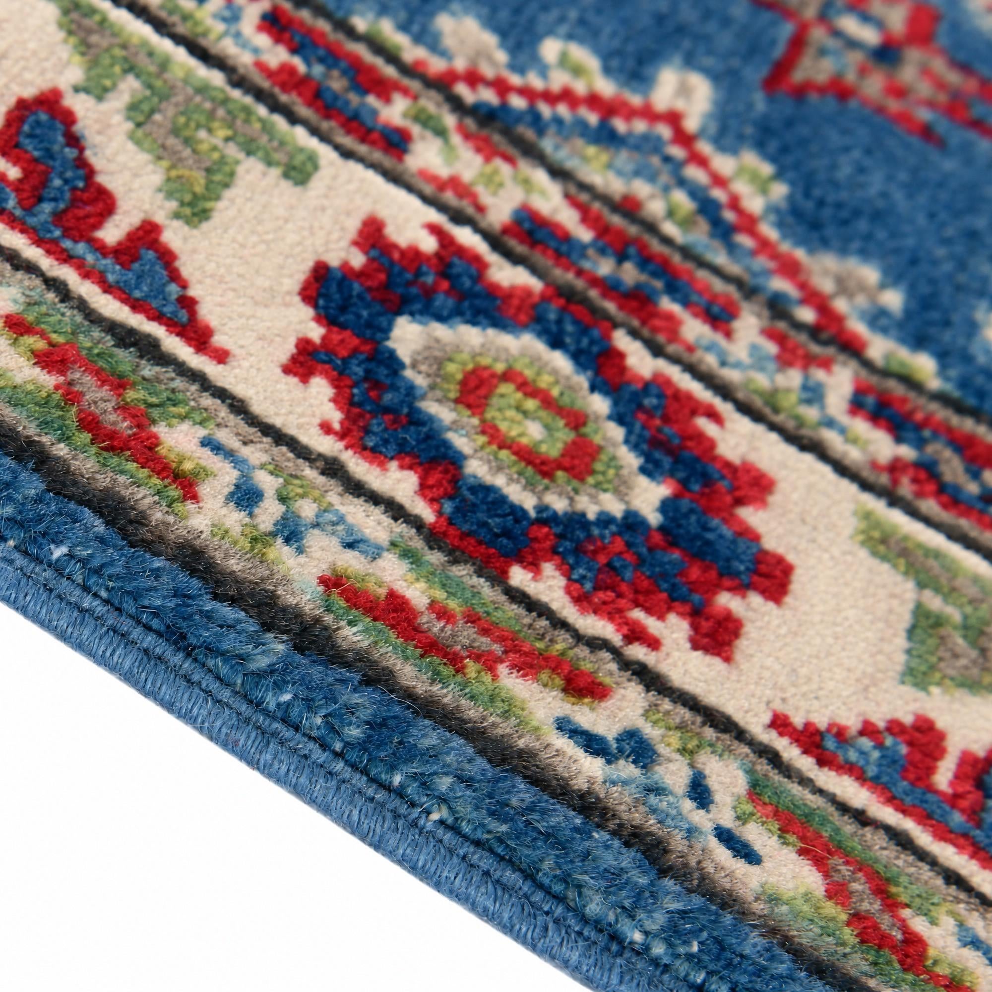 Detail image 8 of 12: 2' x 3' 4 Hand Knotted Kazak Rug