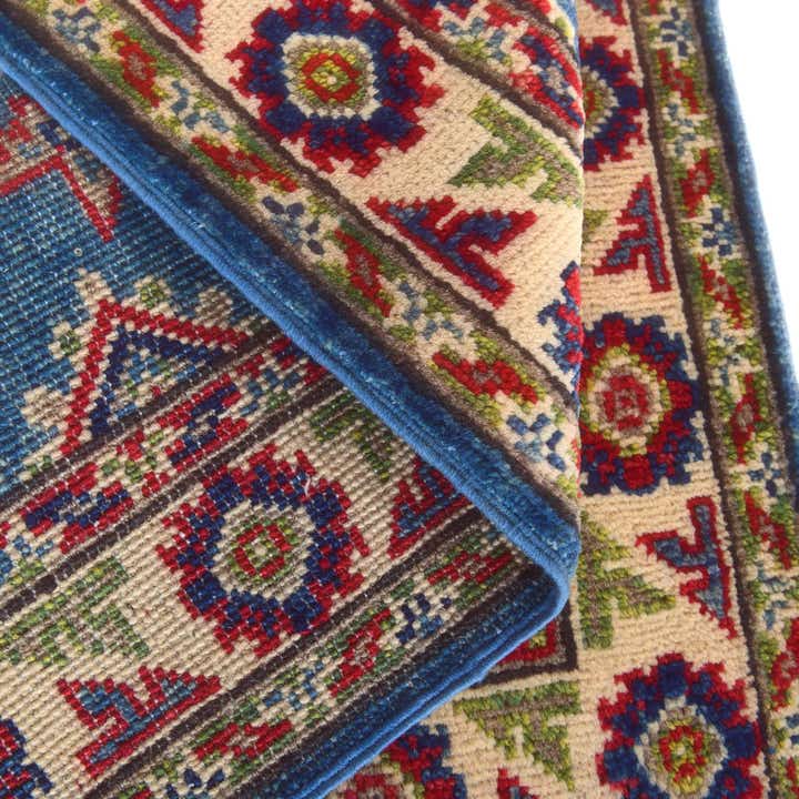 2' x 3' 4 Hand Knotted Kazak Rug